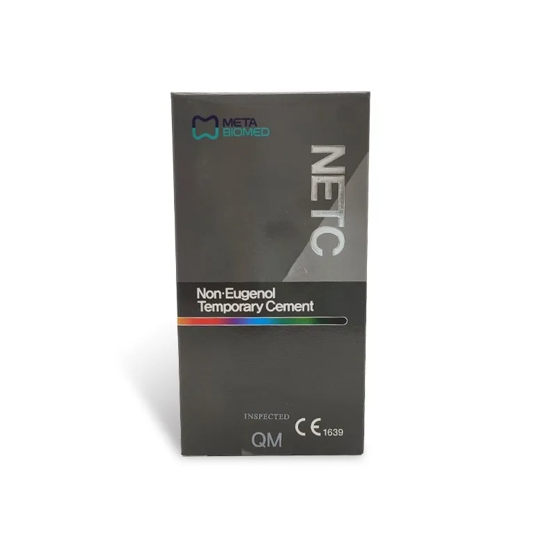 

Dental Non-Eugenol Cement Meta Dental NETC Eugenol-Free Temporary Adhesive for Crown and Bridge Dental Adhesive Bonding material