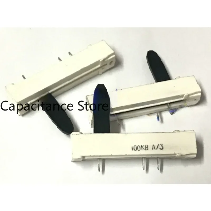 

5PCS 6cm slide potentiometer B100K Vintage TV volume