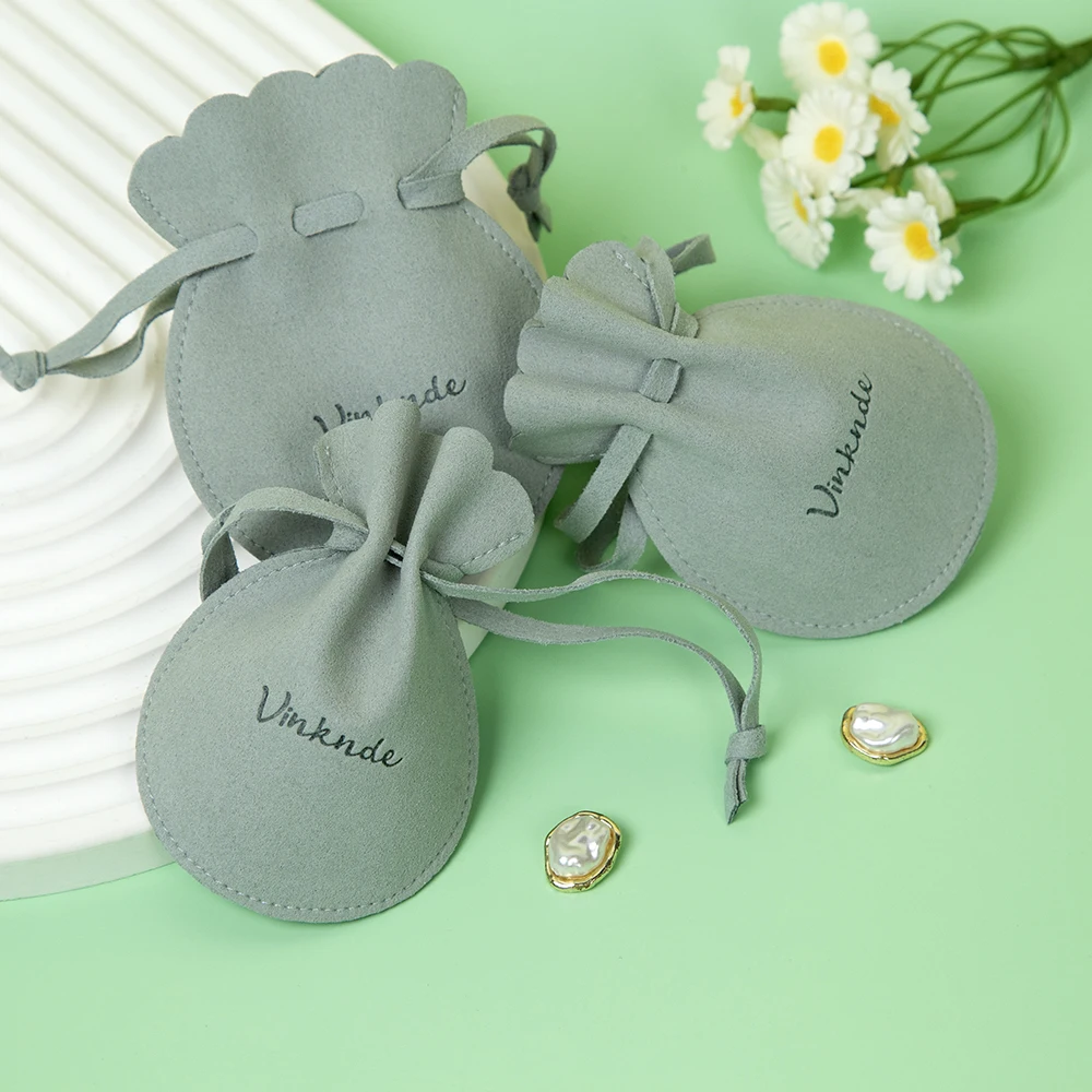 

Подарочные мешочки из микрофибры на шнурке (50/100 шт.) для ювелирных изделий, косметики, серег, подвесок, ожерелий