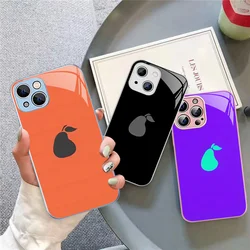 I-Icarly P-Pear Logo Phone Case Tempered Glass For iphone 14 13 12 11 Pro Mini XS MAX 14Plus X XS XR Cover