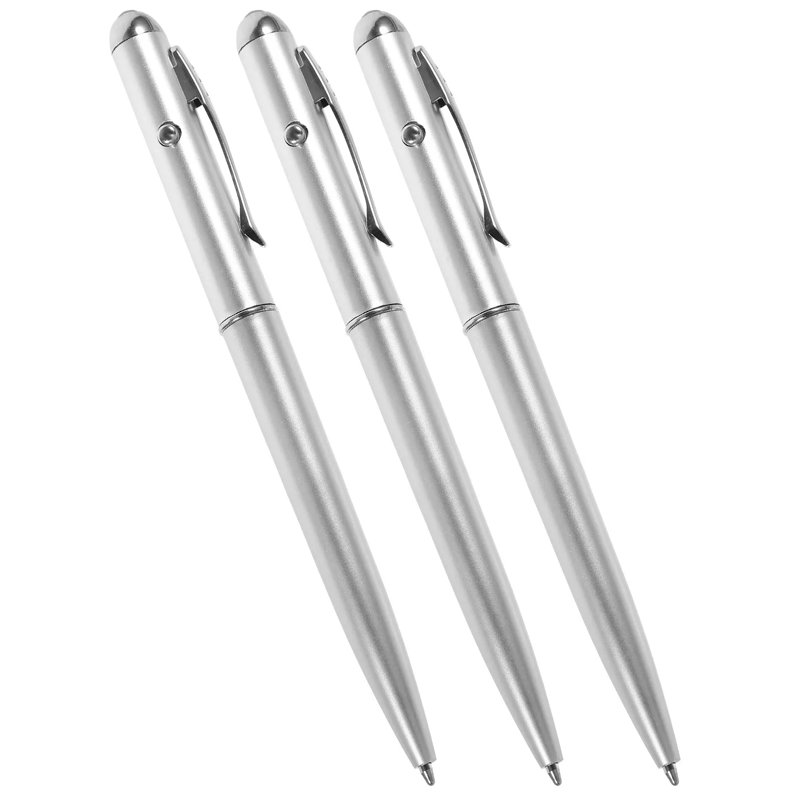 3pcs Portable UV Light Pen Set for Counterfeit Detection, Invisible Ink Writing & Cash Verification