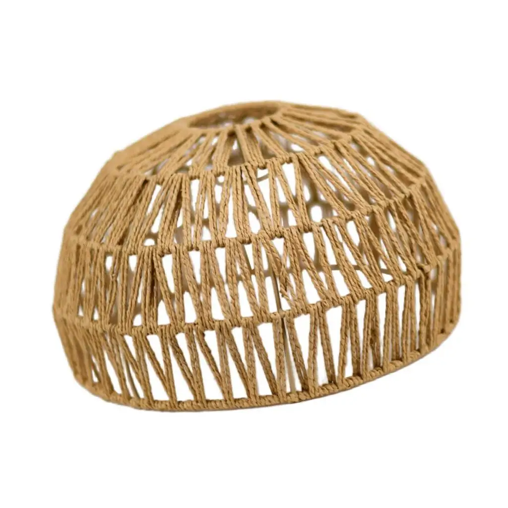 

Boho Pendant Lamp Shade Rattan Handwoven Decoration Chandelier Cover for Kitchen