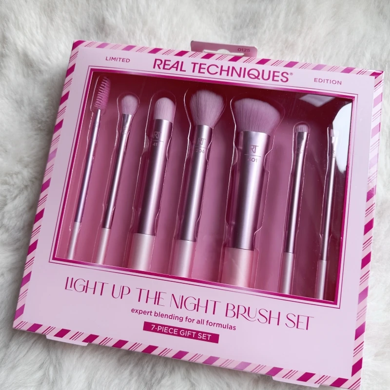 Juego de brochas de maquillaje de técnicas reales, cosméticos suaves y esponjosos, base en polvo, sombra de ojos facial, brocha de maquillaje intermitente, herramientas de belleza