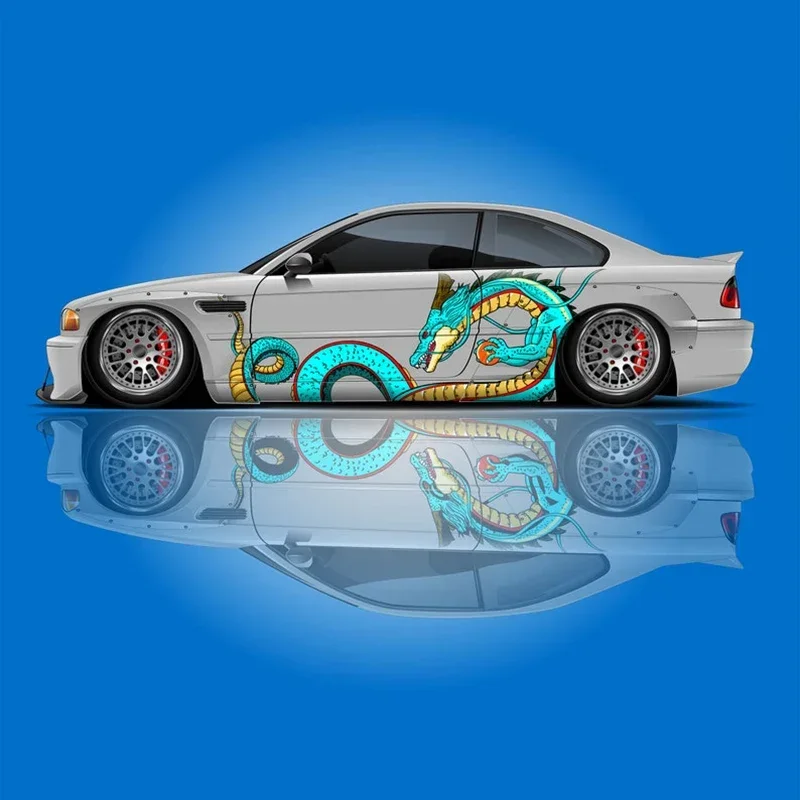 Shenron Car Livery Large Vehicle Graphics Side Car Decal Universal Size Sticker Chinese Dragon
