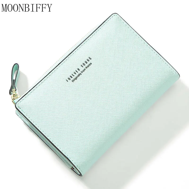 

Women Wallet with Zipper 10 Slots Card Holder Coin Purse PU Leather High Quality Female Wallet Purse Ladies Clutch Carteras