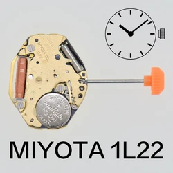 Miyota 1L22 Movement Japan Watch Movement Parts Brand Slim Movement Electronic Quartz 1L22 Quartz Movement Two Hands