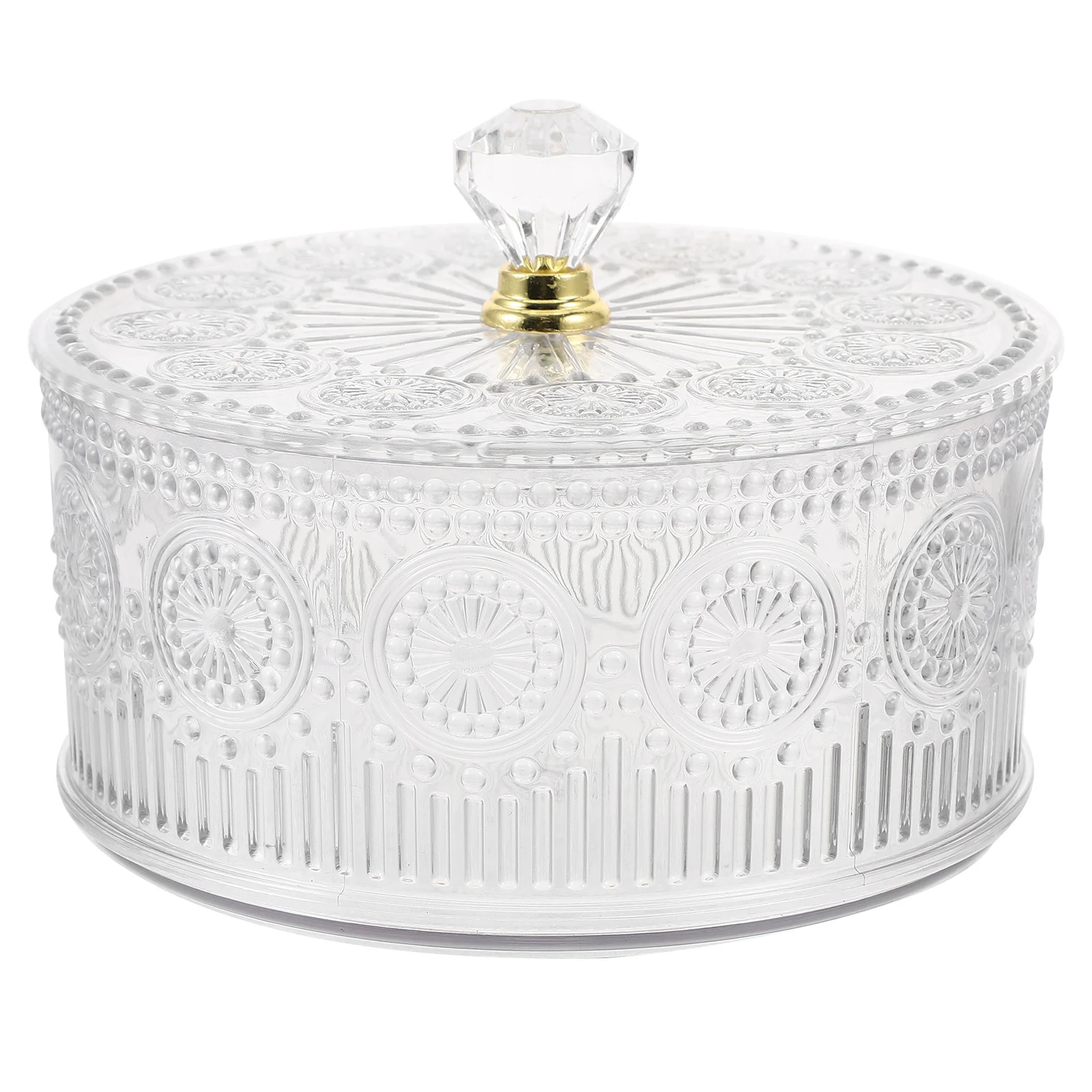 

Clear Transparent Jewelry Box Organizer Storage Case For Rings Earrings Trinkets Desktop Holder Multifunctional Large Capacity