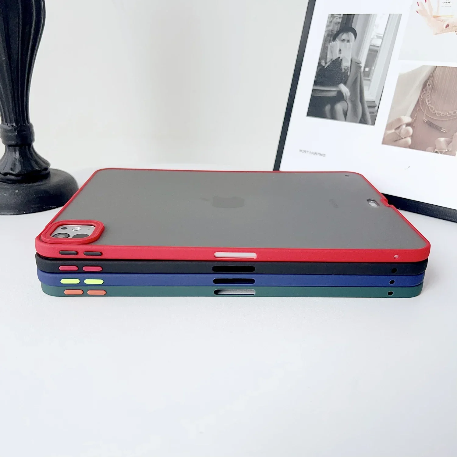 Matte Tablet Case For iPad Air 5 4 3 Pro 10.9 11 12.9 13 inch MINI 2025 1 2 6 7 8 9 10th 11th Generation Cases Shockproof Cover
