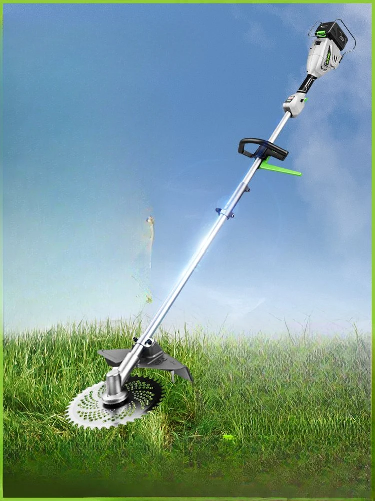 Electric Lawn Mower Lithium Battery High Power New Charging Trimming and Weeding