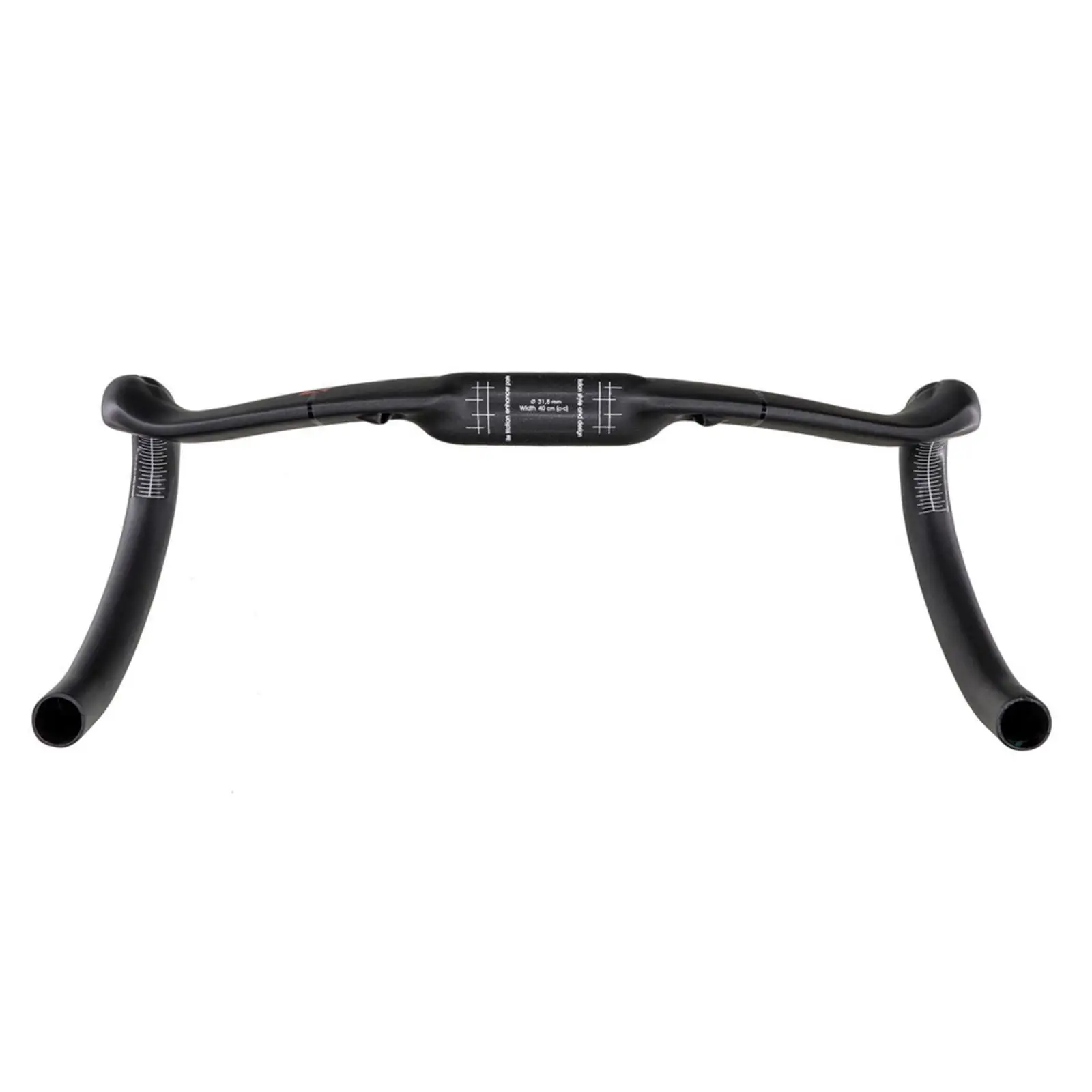 

Road Bike Carbon Handlebar Ergonomic Drop Design Lightweight Handle Bar for Fast Cycling and Road Racing