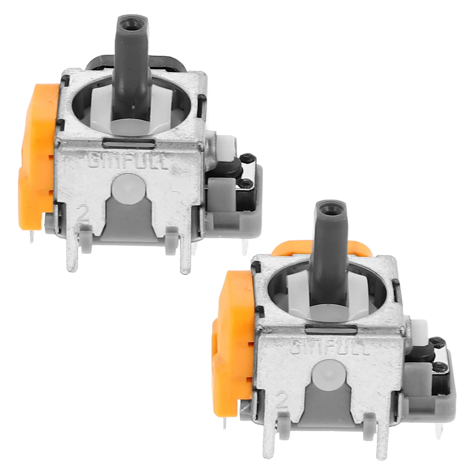 

2Pcs Electromagnetic Joysticks Replacement Compatible High Precision Hall Sensor Easy Install