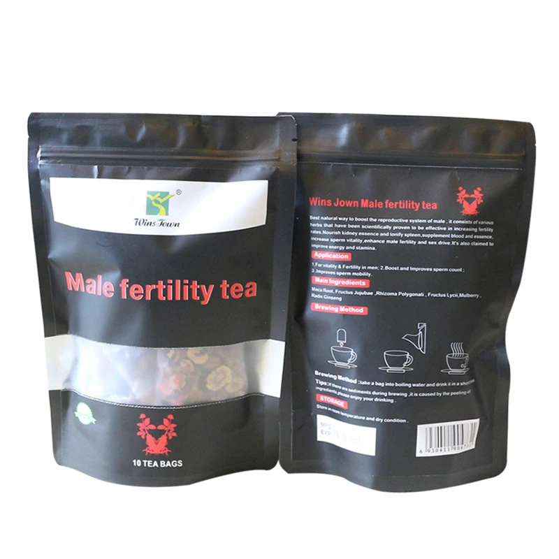 

Male Fertility tea,6 Ingredients Ginseng Five Treasures Tea 150G,Natural Herbal Tea For Kidney Cleanse Detox for Men