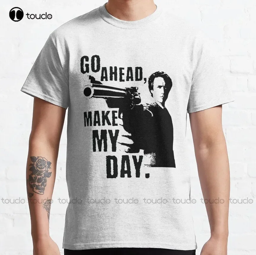 Sudden Impact - Go Ahead Make My Day Classic T-Shirt Shirts For Men Big And Tall Custom Aldult Teen Unisex Xs-5Xl Classic Tshirt