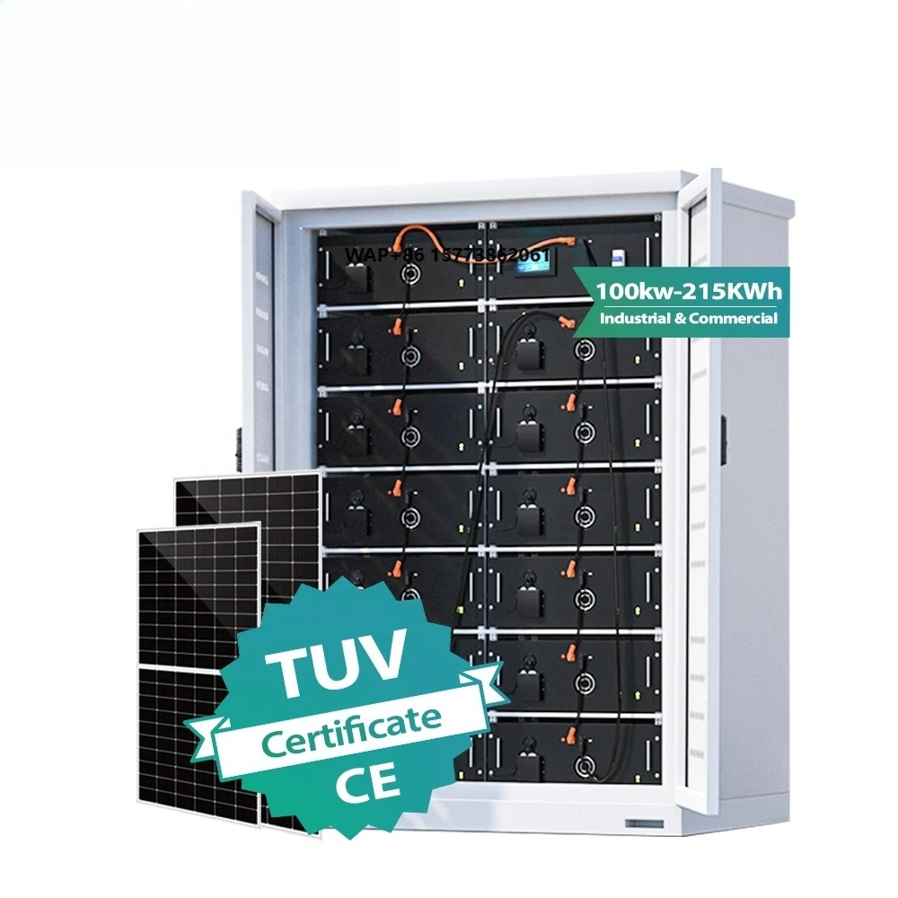 CE كامل PCS 100kwh 200kwh 250kwh 300kwh معدات تخزين الطاقة الشمسية التجارية نظام الطاقة الشمسية في الهواء الطلق 100kw #1