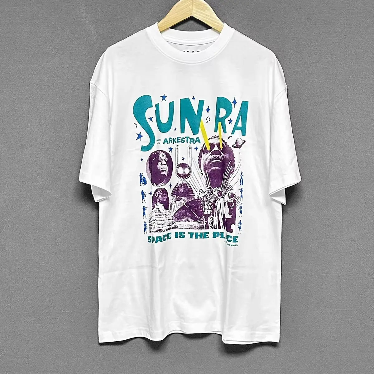 Space Is The Place Arkestra Free Space Jazz Drop Shoulder Loose Bad Taste T Shirts Vintage Tees TIABSWMS04 Sun Ra T-Shirt Unisex