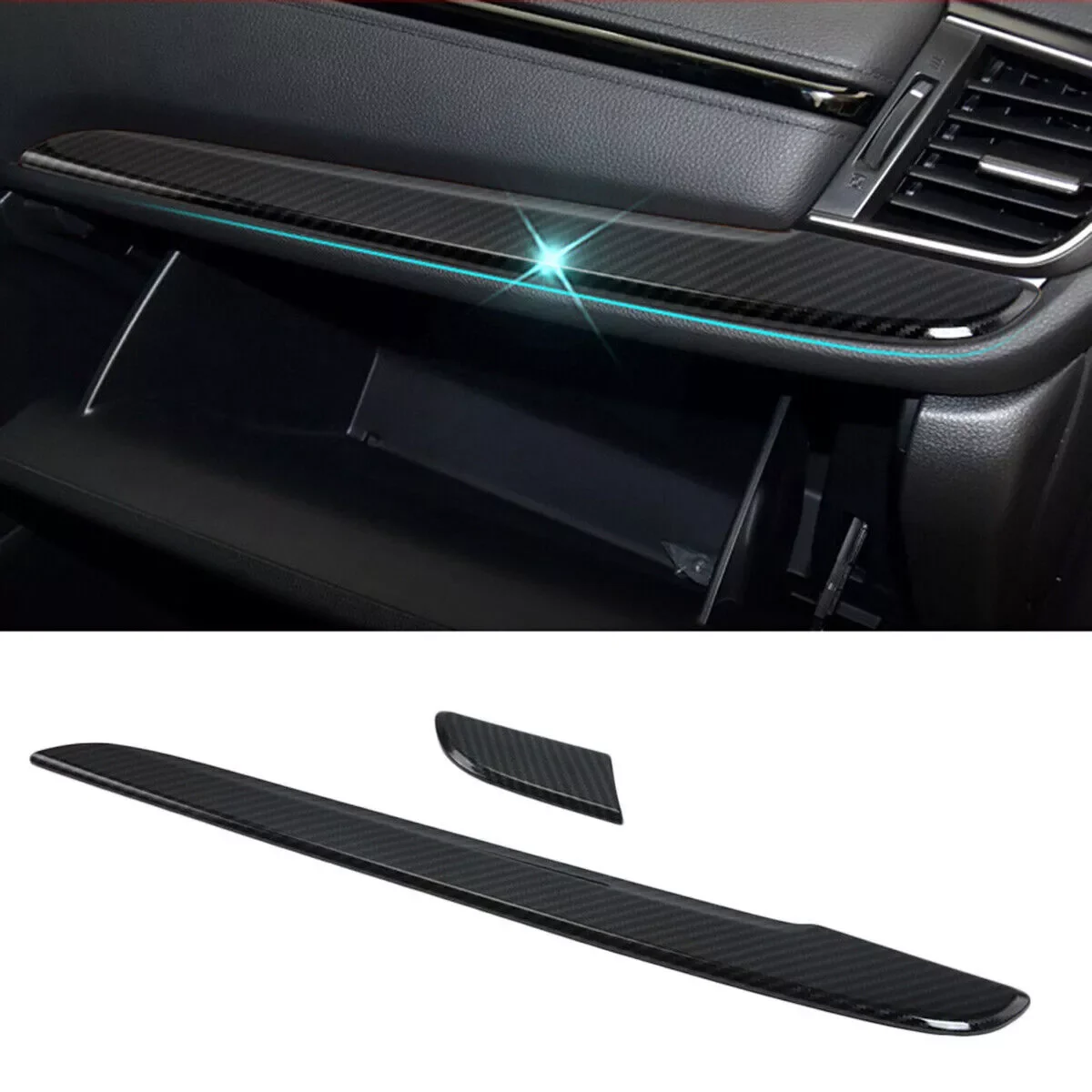 

For Honda CR-V CRV 2017-2021 Front Dashboard Air Vent Center Console Cover Trim