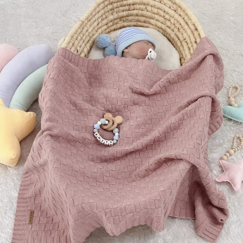 بطانية أطفال متماسكة مقاس 40 بوصة × 30 بوصة - قماط استقبال ناعم متجدد الهواء لحديثي الولادة والرضع، قابلة للتنفس. كوفورثرية بيبيليا نوفروحليان #5