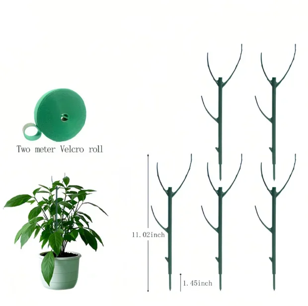 Climbing Plant Support Monstera Plant Support Adjustable Height Design Easy Assembly Process High-Grade Plastic Material