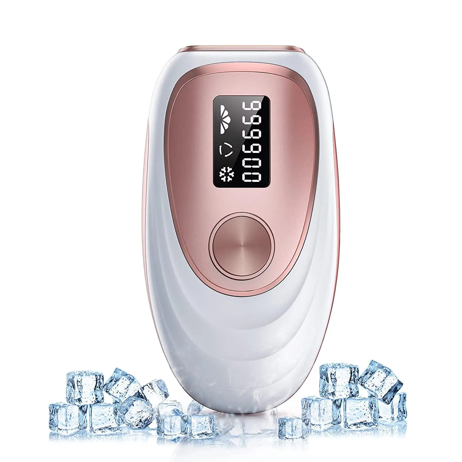 Laser Hair Removal IPL 999900 flashes with Ice-Cooling for Painless & Long-Lasting Result Safe At-Home 18.5J Hair Remover Device