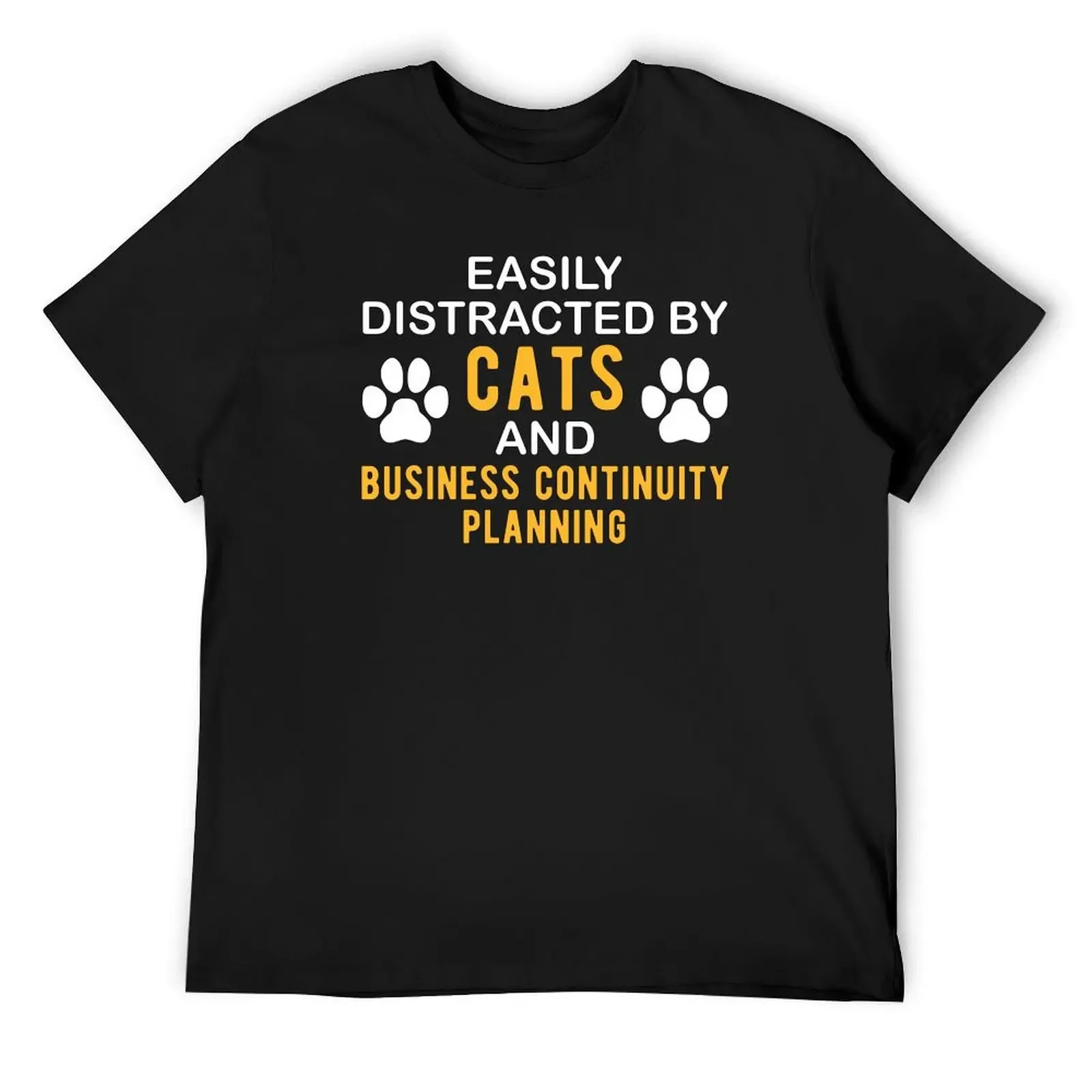 

Business Continuity Planner Cat Lover T-Shirt man clothes summer clothes sublime tshirts for men