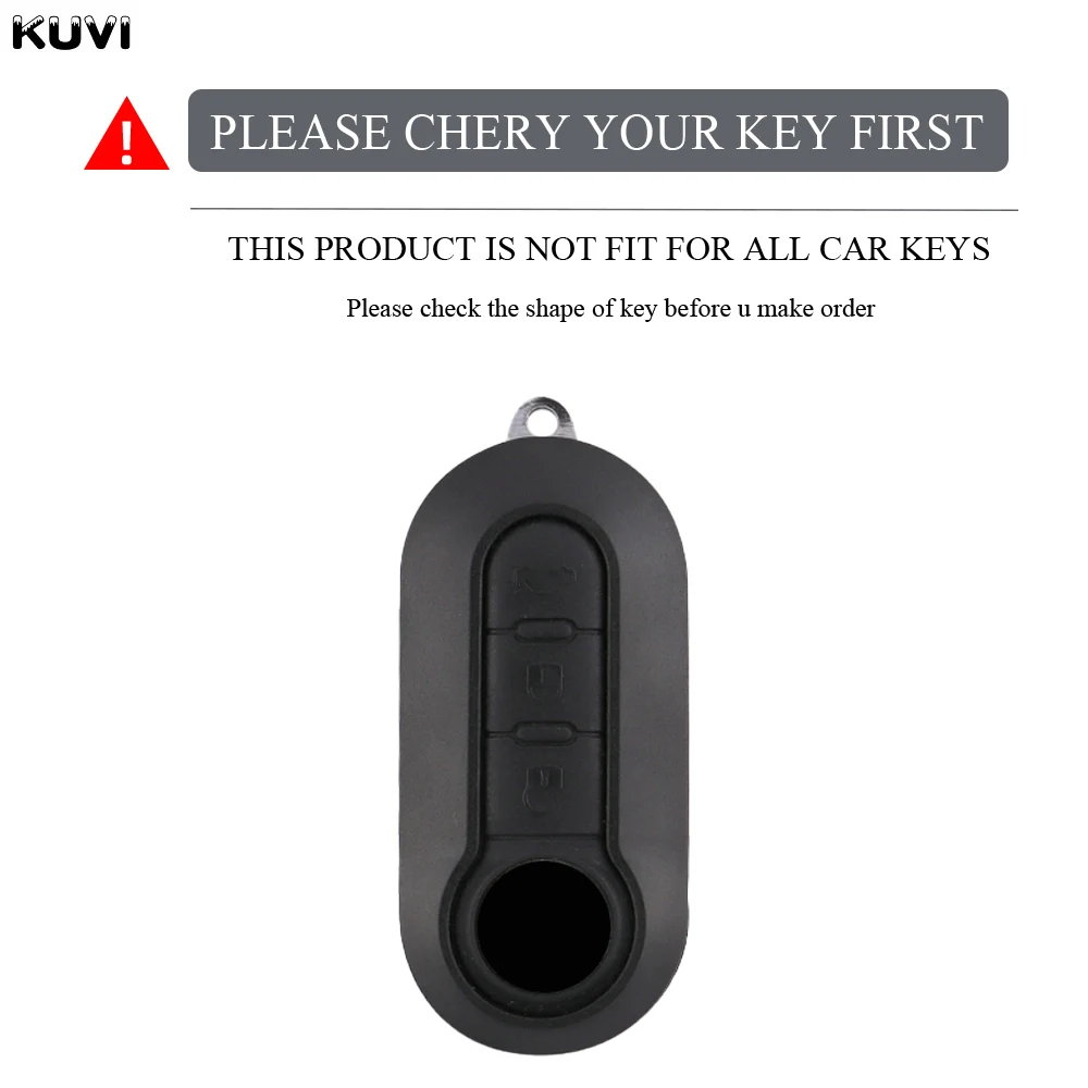 New TPU Car Flip Key Case Cover Shell For FIAT 500 Ducato Punto Panda Lancia Musa For Citroen Jumper Peugeot Boxer Accessories