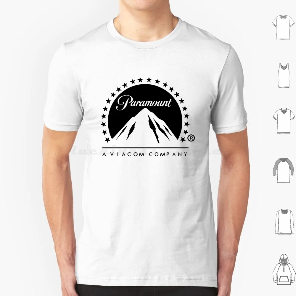 Paramount Pictures ( Black Version ) T Shirt Cotton Men Women DIY Print Paramount Movie Pictures Century Fox Studios Logo 20th