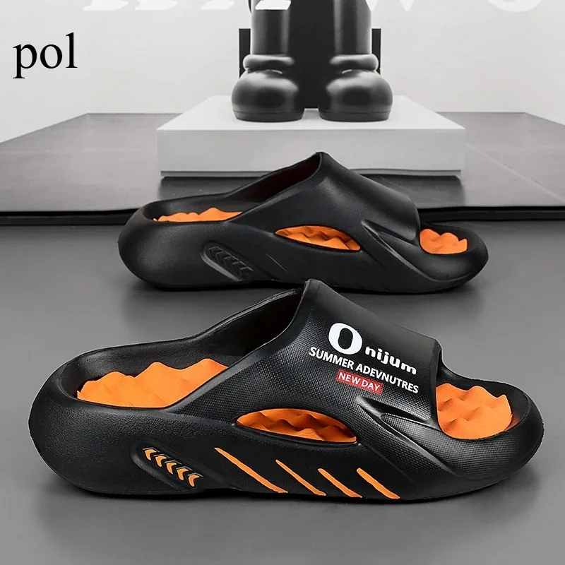

Men Slippers Summer New 2025 Slides Sandals EVA Soft-sole Unisex Men Women Family Indoor Outdoor Walking Beach Shoes Boys Girls