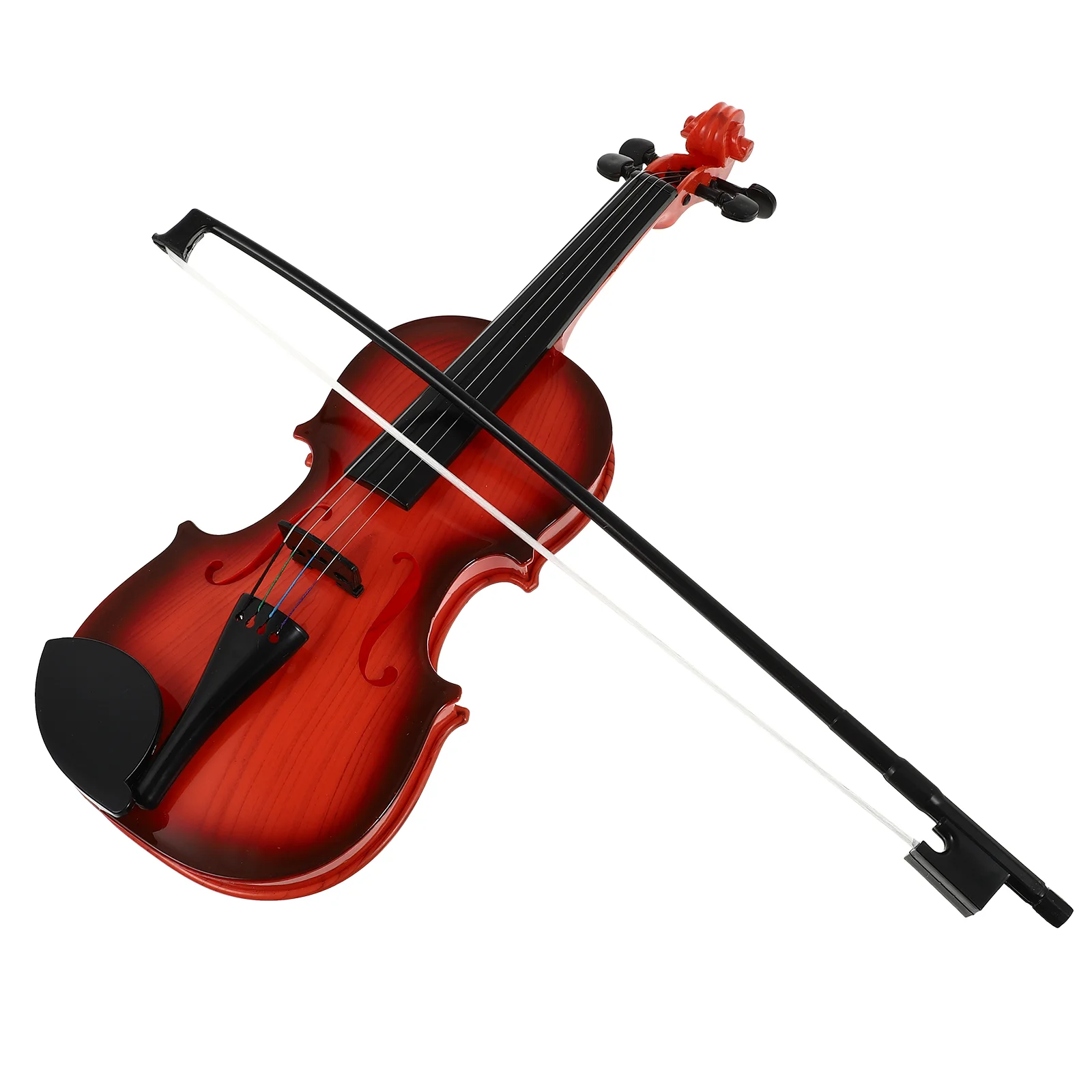 Simulated Violin Kids Toy Music Instrument Sculpture Model Display Early Musical Learning Beginner Stringed