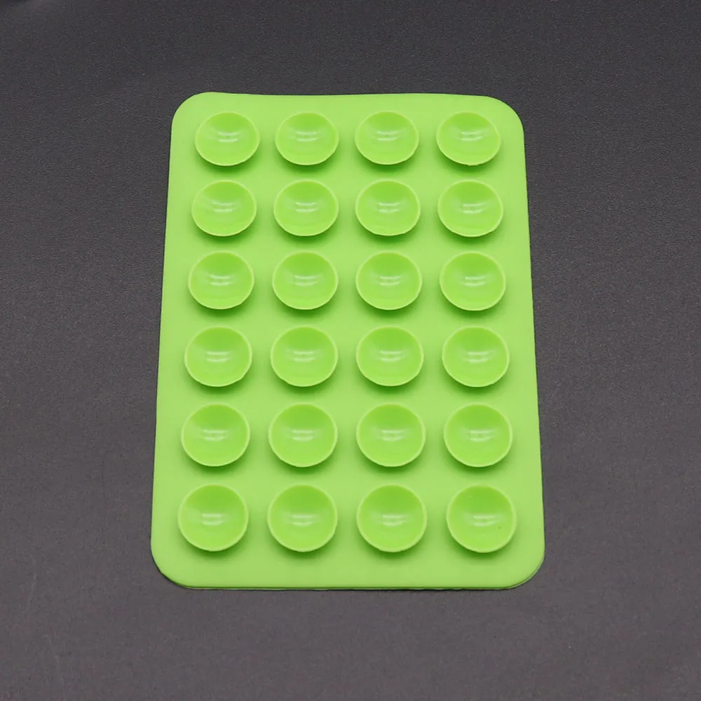 โทรศัพท์มือถือ FIXTURE ดูดถ้วยกาวซิลิโคนยาง Sucker Pad DOUBLE SIDE แผ่นดูดซิลิโคนสําหรับคงที่ Pad