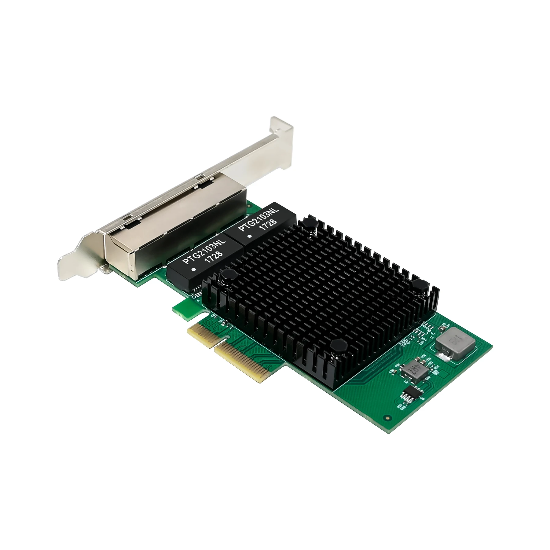 Sunweit ST7424 2.5GbE NIC Realtek RTL8125B Quad-Port PCI-Express Network Card for Server Applications in Stock