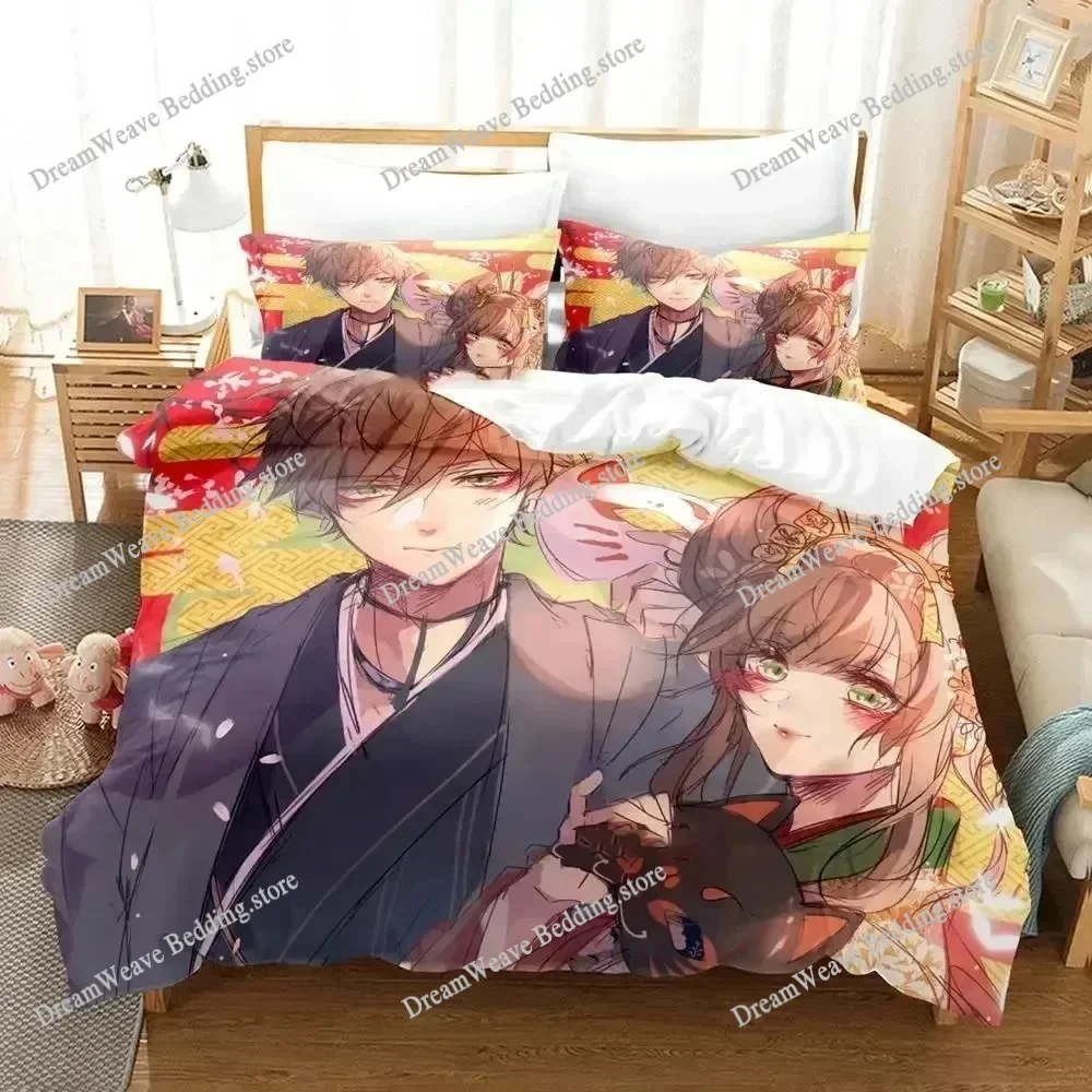 

3D Anime Project SEKAI Hoshino Ichika Bedding Set Boys Girls Twin Queen Size Duvet Cover Pillowcase Bed Kids Adult Quilt Cover