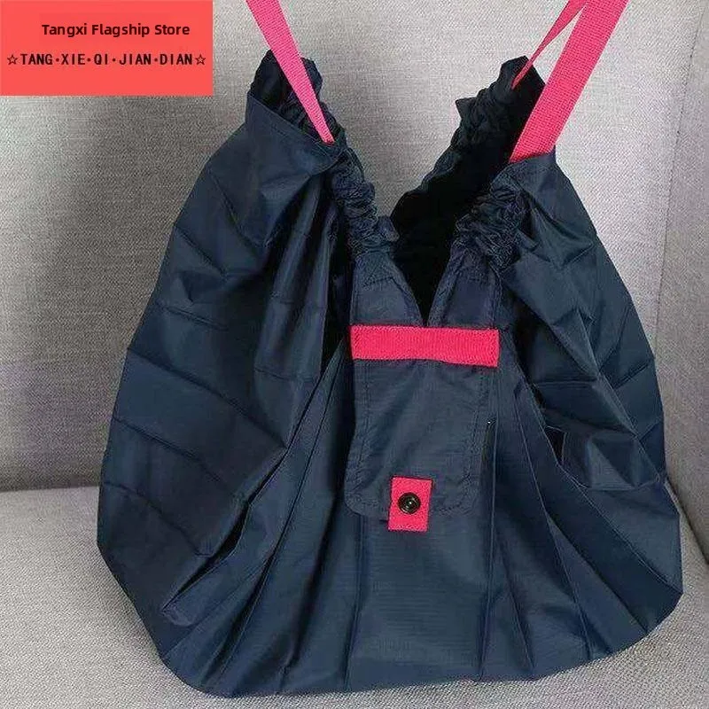 

Travel Lightweight Foldable Shopping Bag Eco-friendly Portable Waterproof Handbag Japanese Multifunctional Sport Style Bag