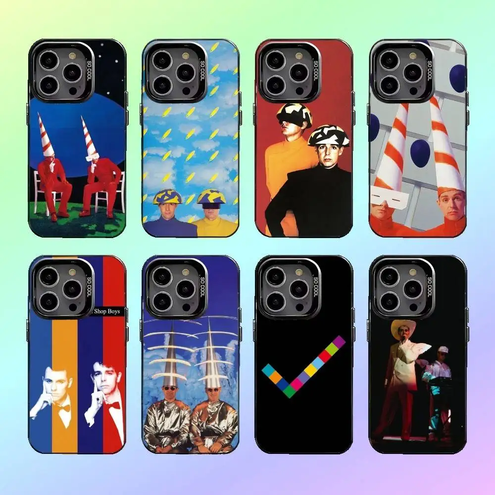 

Band P-Pet Shop Boys Nonetheless Phone Case For iPhone17,16,15,14,13,12,11 Plus,Pro Max Colorful Silver Back Phone Case