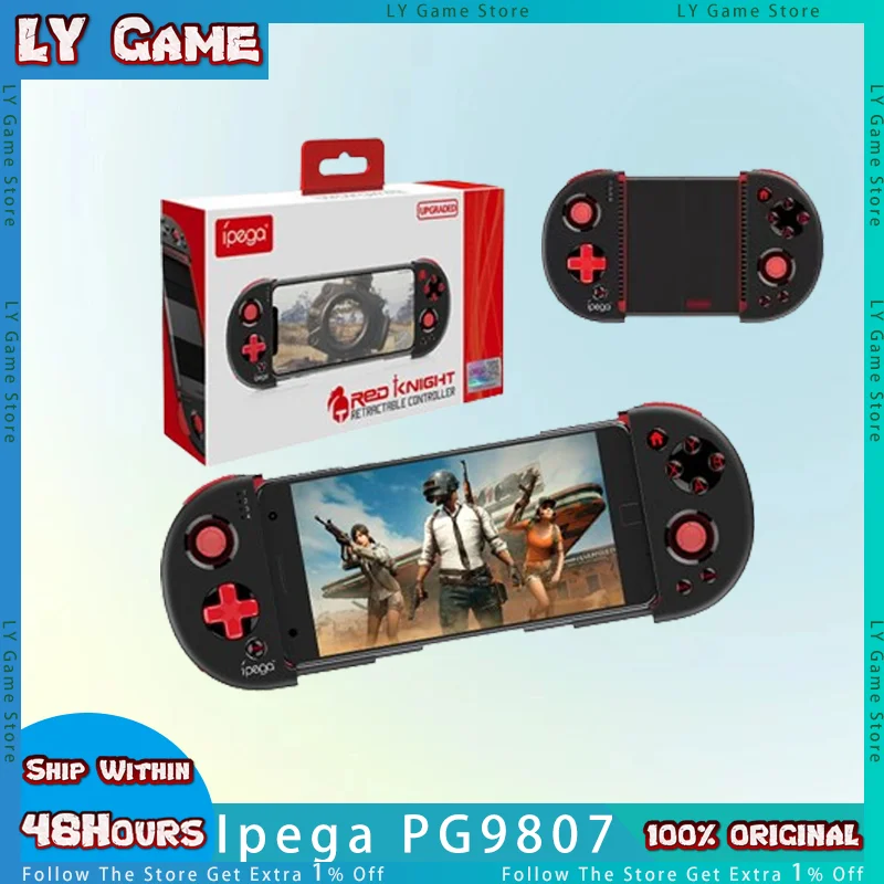 

Ipega PG-9087S Wireless Bluetooth Gamepad Joystick Portable Stretchable Customized Controller For Android IOS Phone Tablet TVBoX