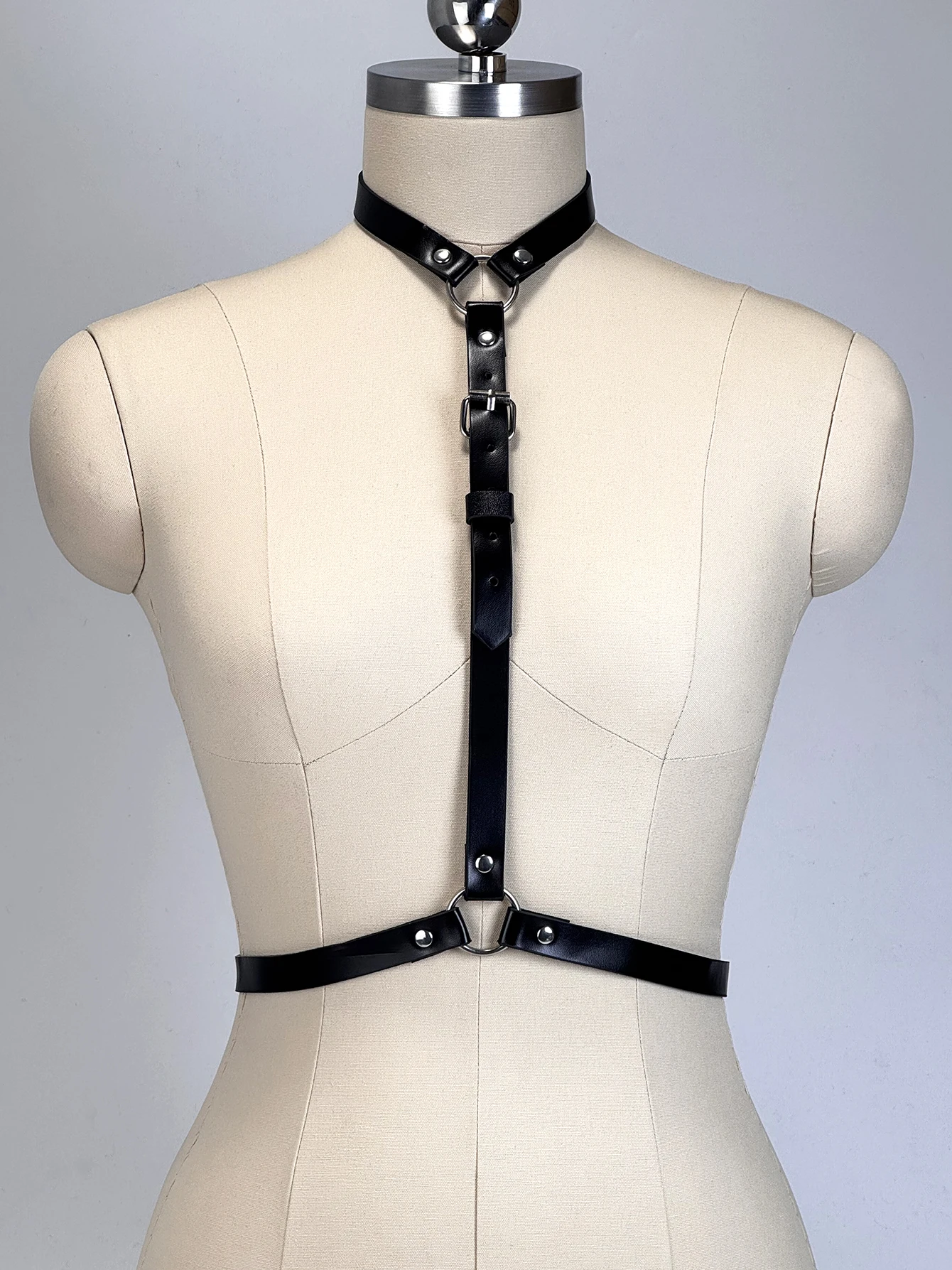 

Sexy Lingerie Women's Fashion Pu Leather Harness Belt Adjustable Suspenders Gothic Women Clothing Accessorie Fetish Seks
