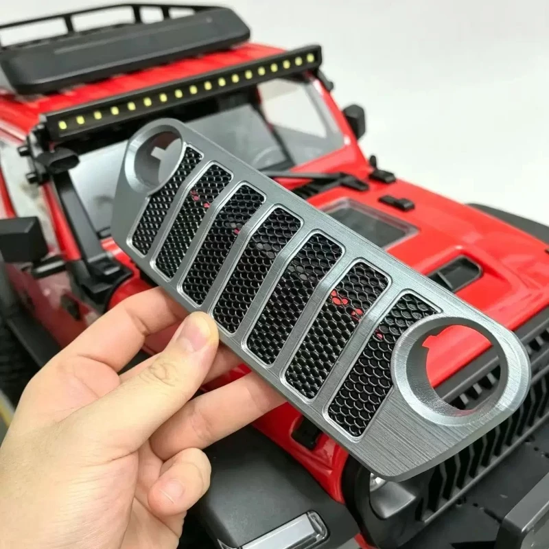MK07 RC Crawler Front Grille A Realistic Upgrade Accessory Designed for RC Model Vehicles Featuring Non-destructive Installation
