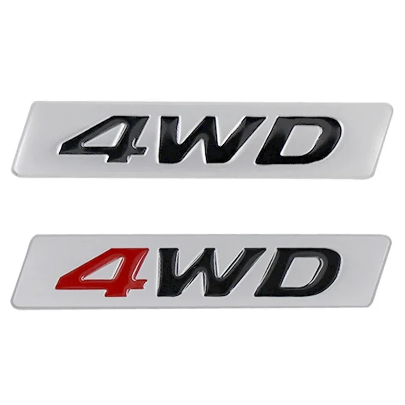 3d Metal 4WD Logo maletero trasero guardabarros emblema insignia pegatina calcomanías para Hyundai IX25 IX35 Tucson