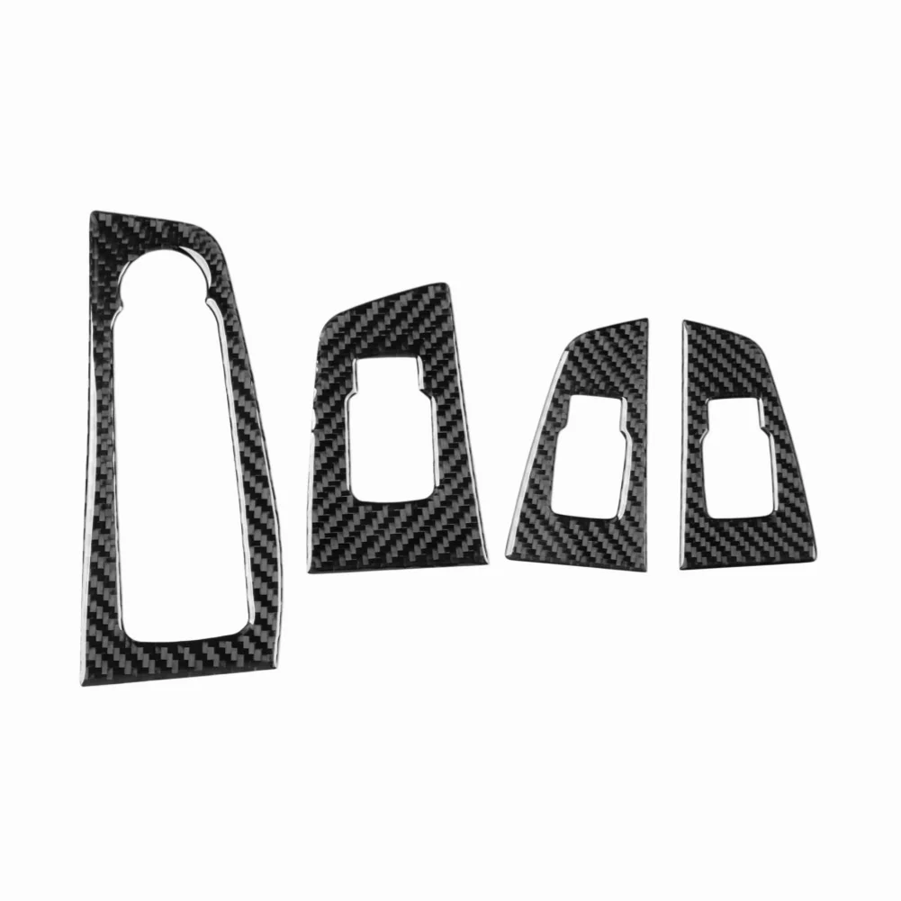 /Carbon /Fiber /Window Lift Switch Control Panel Trim Cover For For BMW 1 Series For F40 2 Series F44 2020 2021 2022 2023 2024 C