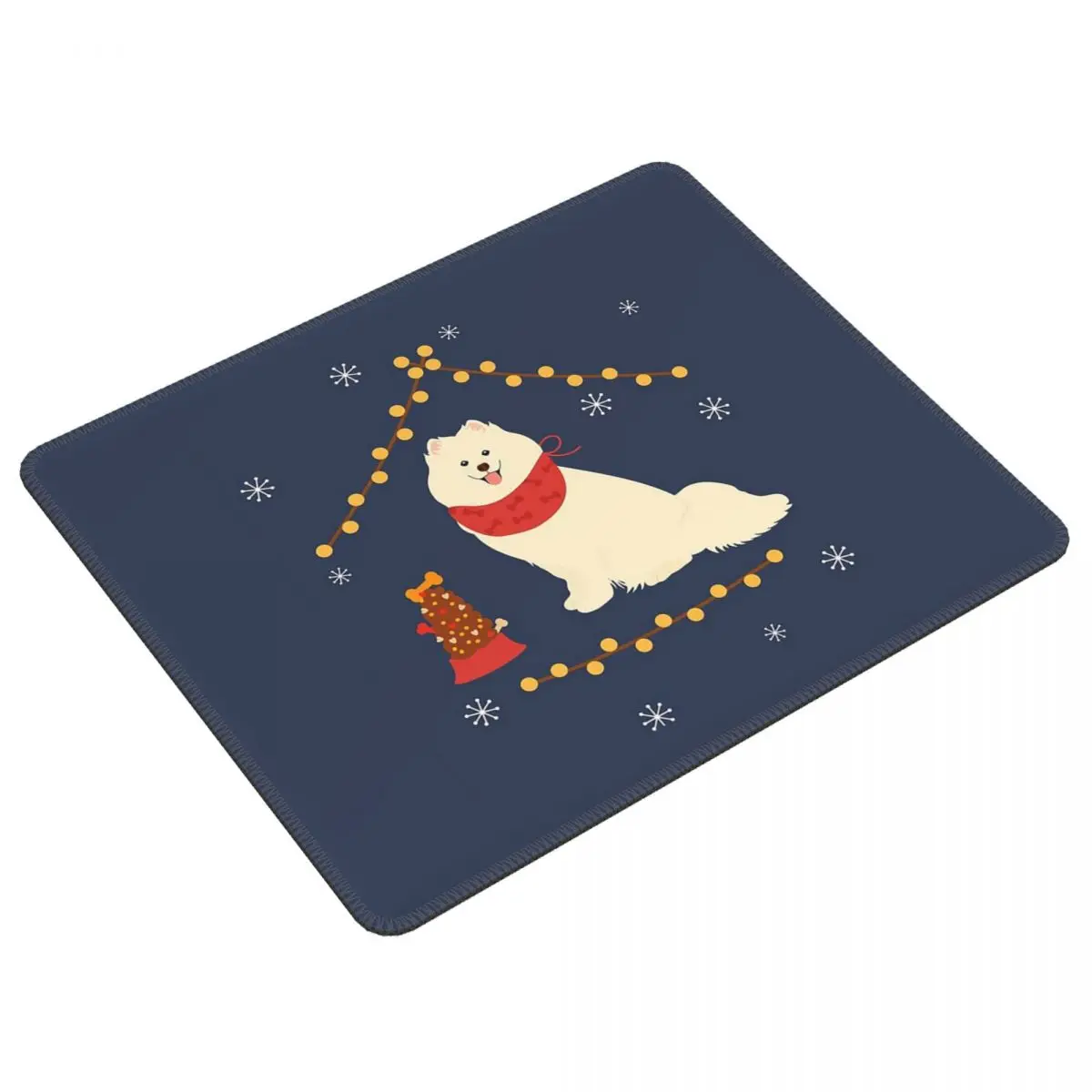 

Thanksgiving Samoyed Dog Mouse Pad Computer Keyboard Mouse Mat Gamer PC Desk Mat Office Accessories Table Mats