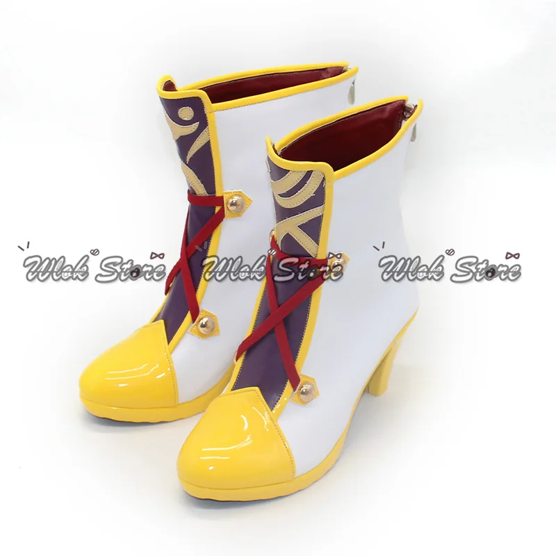 Anime Pretty Derby Chrono Genesis Cosplay Shoes Boots Women High Heels Custom Made Halloween Party Carnival Role Play Shoes