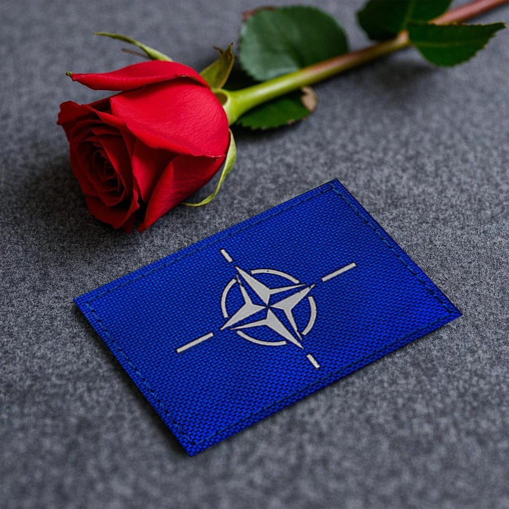 

Нашивки с флагом OTAN НАТО, вышитые аппликационные нашивки европейского Союза для одежды, военные тактические аксессуары, повязка на руку