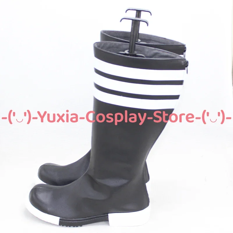 ¡Yuxiacosplay! Zapatos de Cosplay Gintama Sakata Gintoki, accesorios de personaje del juego de Anime, botas de cuero PU, disfraz de fiesta de Carnaval y Halloween