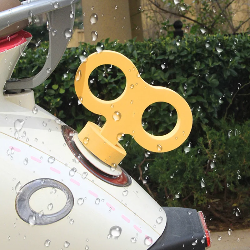 Car Roof Decor Exterior Waterproof 3D Sunproof Auto Decorations Small Clockwork Decor For Motorcycles Electric Motorbikes