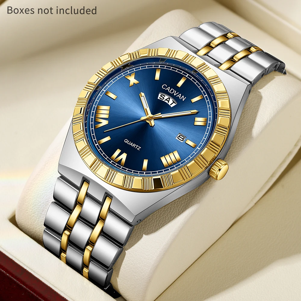 1pc New Business Luxury Men's Quartz Watch Christmas Halloween Gift Includes Simple Gift Box