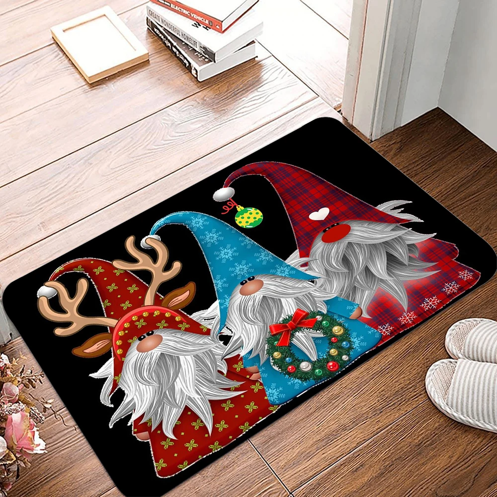 1pc Christmas Dwarf Welcome Door Mat Is A Wonderful Christmas Gift Mat That Perfect for Home and Christmas Decoration Doorways