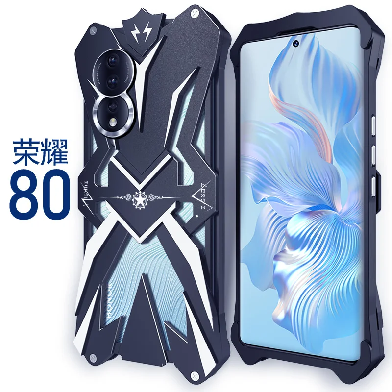 

Original Zimon Luxury Thor Heavy Duty Armor Metal Aluminum Mobile Phone Case Covers For Honor 80 Honor80 GT Pro SE Cover Cases