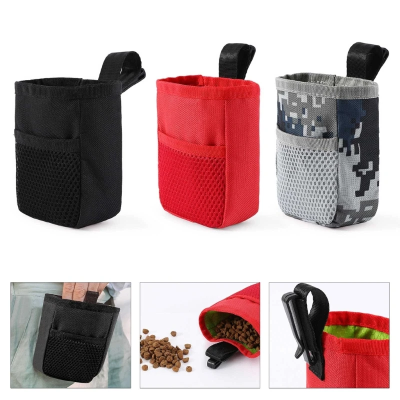 Large Capacity Pet Waist Bag Animal Practical Regulable Snacks Pouches for During Extended Outdoor Activity