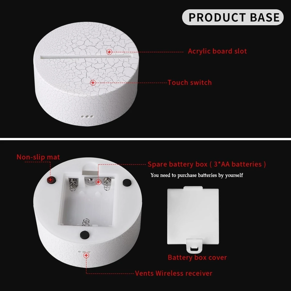 3D رصدت الغزلان ليلة ضوء الديكور غرفة نوم LED ضوء المنزل غرفة نوم سطح المكتب الديكور عيد الميلاد الديكور الإضاءة الفاخرة