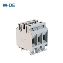 Din Rail Terminal Blocks 10Pcs UK-35 Universal Class Connector Screw Connection Wire Conductor UK35