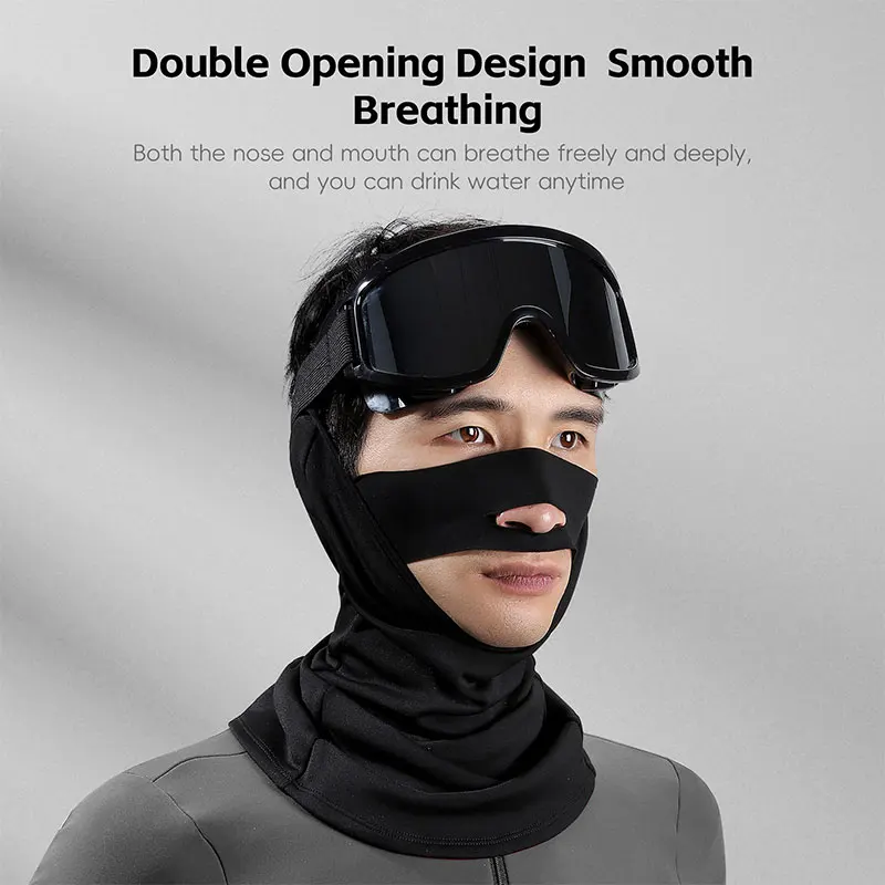 WEST BIKING Men Women Cycling Face Mask Winter Running Skiing Tactical Mask for Bicycle Motorcycle Balaclava Warm Sports Scarf